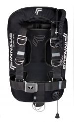 Nejv�t�� obr�zek v�robku ULTRALITE 13 SILVER SET - BONE backplate v�. de�ky, bez kapes, BLK/SILV, GRY/SILV, 13l, 10l