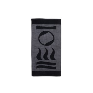 Drysuit Diver Towel (100 x 50cm) - Black/Grey