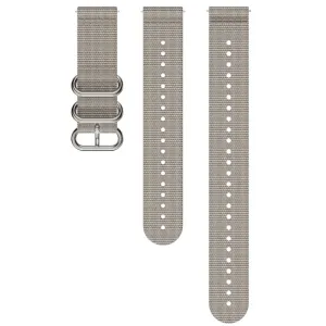 Náramek EXPLORE 1 22mm Textile M+L - sand gray