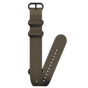 Náramek DIVE 2 24mm Textile Zulu L - stealth/black