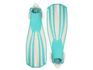Rec Fin Aqua/White XL