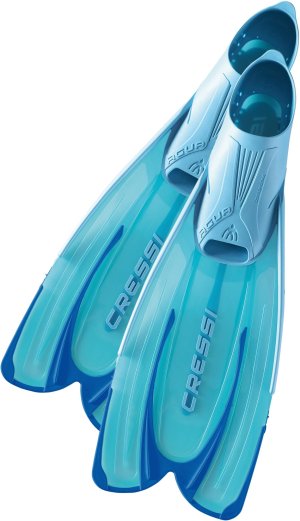 AGUA KID FINS AQUAMARINE 33/34