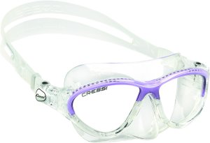 MOON KID MASK SIL CLEAR/FRAME LILAC