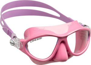 MOON KID MASK SIL PINK/FRAME LILAC