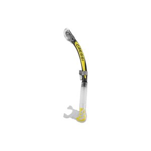 Alpha ultra dry snorkel sil clear/tube black yellow