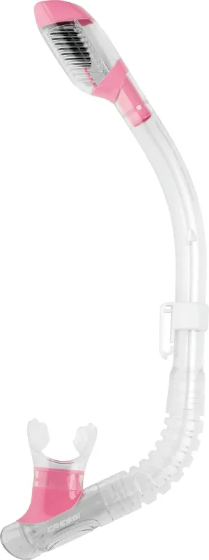 MINIDRY SNORKEL SIL CLEAR/TUBE PINK