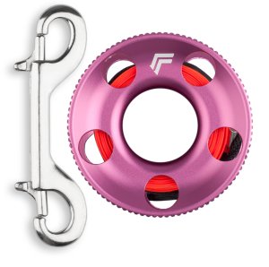 FS Alu reel Rose Red 15m