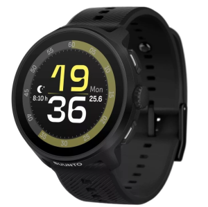 RUN All Black w/silicone strap