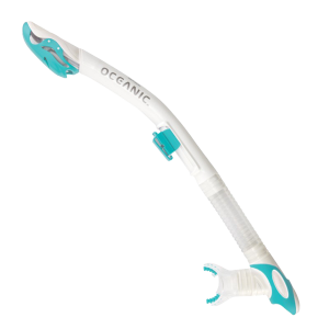 ULTRA DRY SNORKEL, White/Sea Blue