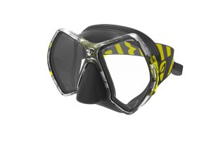 Maska CYANEA, black/yellow