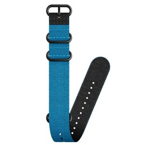 Náramek DIVE 2 24mm Textile Zulu L - blue/black