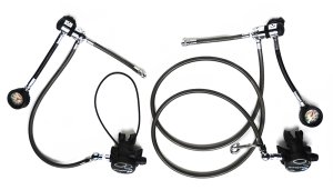 SET SIDE: 2x Z2 DIN+2x SM-36+hoses+swivels