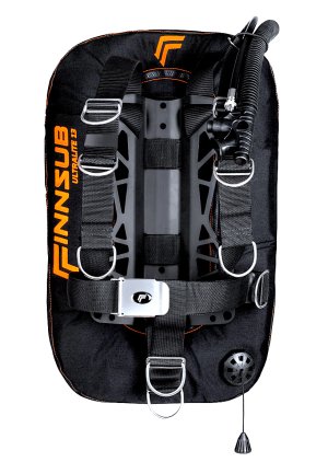 ULTRALITE 13 BLK/NEON ORG SET incl. Tank weight pockets
