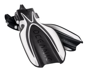 Manta Ray, White/Black, XL