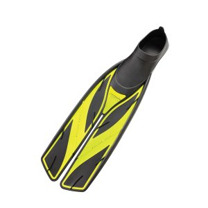 Full Foot SplitFins, Yellow, 4.5-5.5 (37-38)